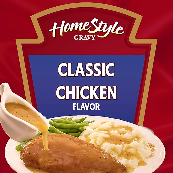 HEINZ HOMESTYLE CLASSIC CHICKEN GRAVY (12 OZ JAR)