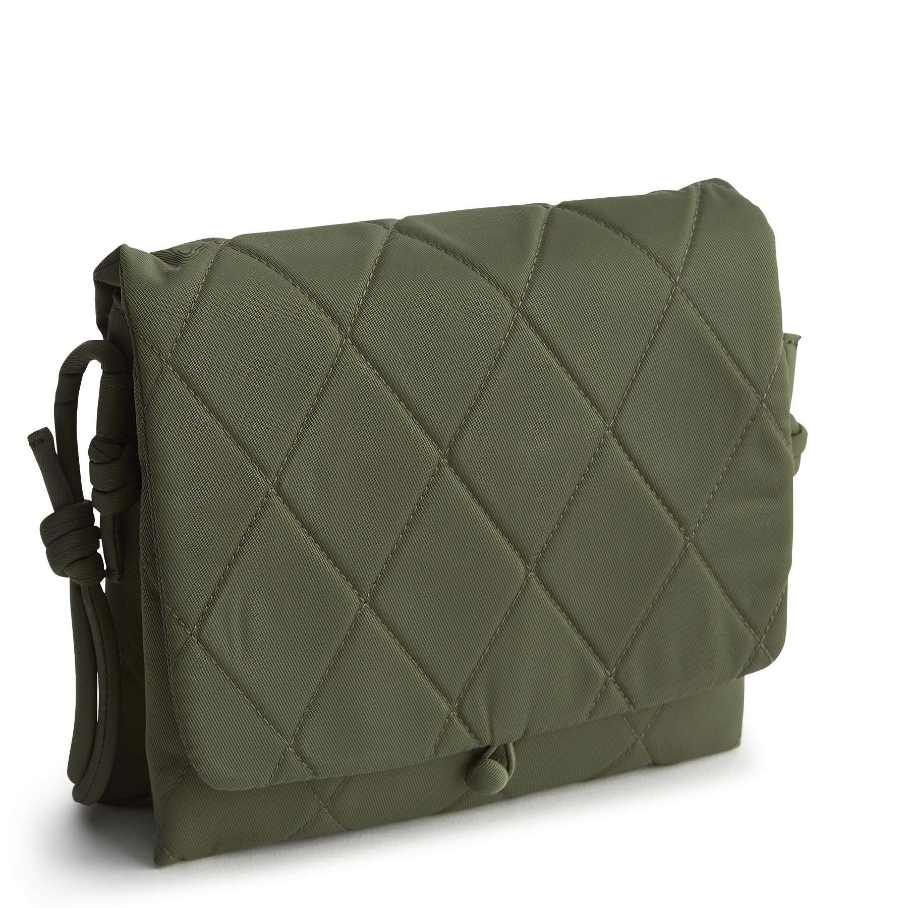Vera Bradley Women’s Performance Twill Baird Hipster Crossbody, Bronze Green, One Size