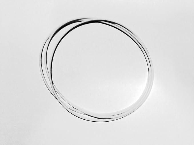 Antriebsriemen für Pro-Ject Genie RPM 1.3 (Farbe Weiß) Rundriemen Belt TOPKAUFMUNICH©