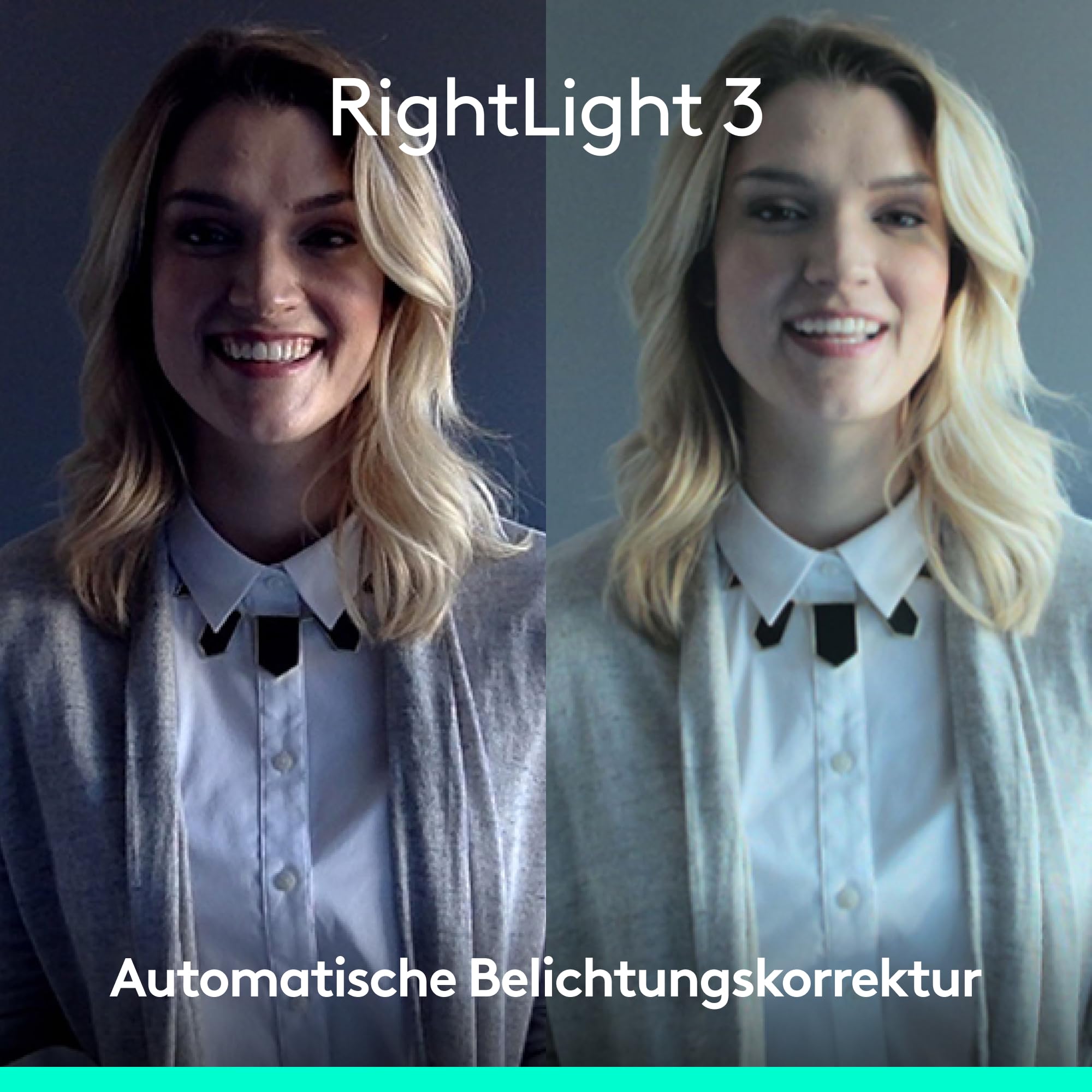 Logitech Brio 4K Webcam, Videogespräche, Mikrofon mit Geräuschunterdrückung, automatische HD-Belichtungskorrektur, Microsoft Teams, Zoom, Google Voice, Meet, PC/Mac/Notebook/MacBook - Graphit 5