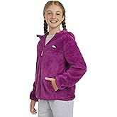 Eddie Bauer Girls' Quest Plush High Pile Faux Sherpa Hooded Jacket