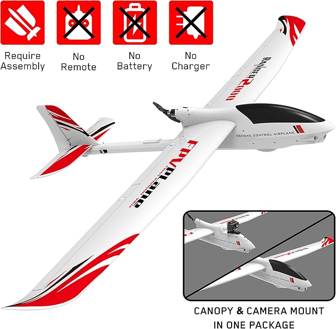 VOLANTEXRC FPV RC Airplane for Adults, 2000m Remote Control