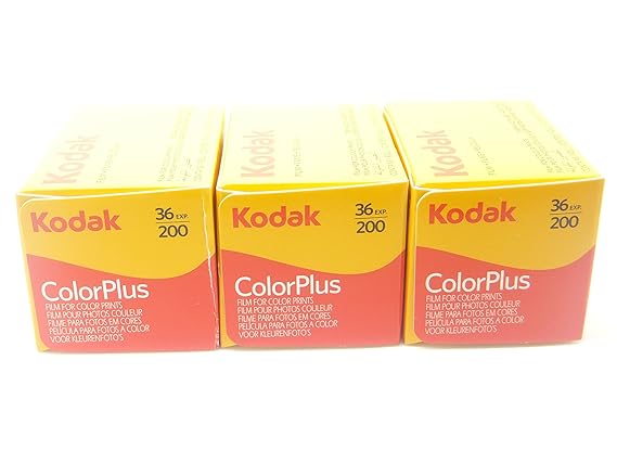 Kodak, Typ Colorplus 200 ASA, 3 Stück
