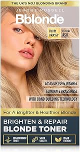 Jerome Russell Bblonde Ash Toner Bond-Building 16 Washes No Ammonia Vegan