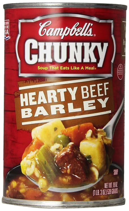 Campbell's chunky hearty beef barley soup (051000132727)