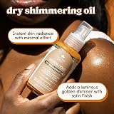 Nature Spell Go for Gold Dry Shimmer Oil 100ml Argan Coconut Vegan view 3