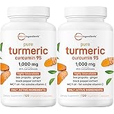 Micro Ingredients Turmeric Curcumin Supplement 1,000mg, 240 Veggie Capsules | 95% Curcuminoids with Bee Propolis, MCT Oil, Vitamin C & Black Pepper | Enhanced Absorption | Vegan, Non-GMO, Filler Free