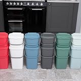 Addis 18 Litre Kitchen Recycling & General Storage Bin with Clip Lock Lid view 7