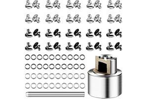 HOTOP 40 Sets Boots Hook Lace Buckles Speed Eyelets Hooks for Boots Shoelace Hooks for Camp Hike Climb