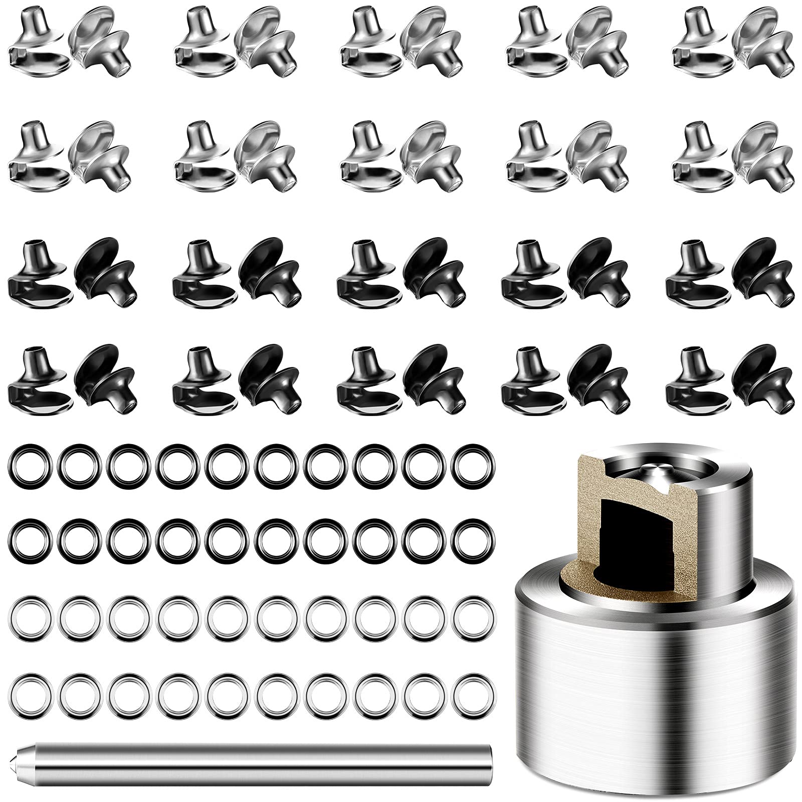 40 Sets Boots Hook Lace Buckles Speed Eyelets Hooks for Boots Shoelace Hooks for Camp Hike Climb