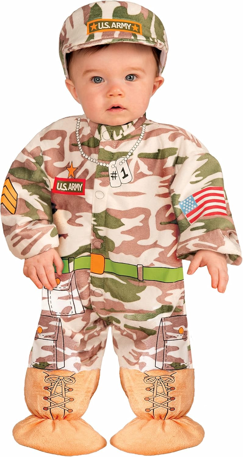baby soldier costume