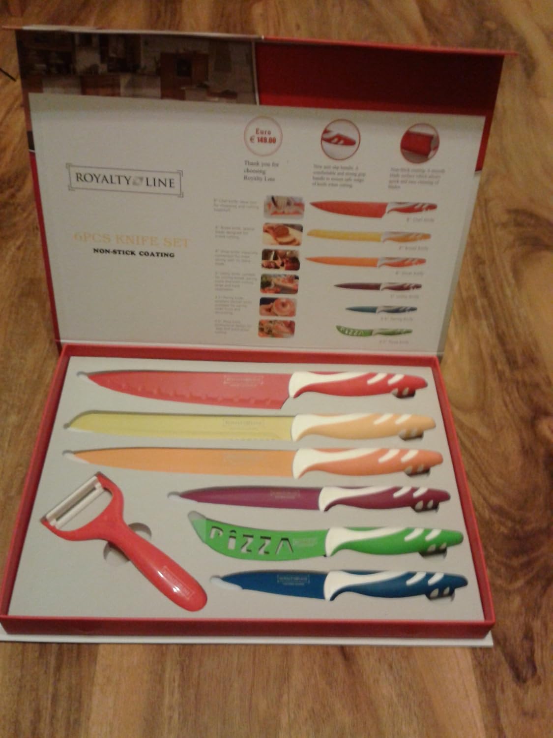 Royalty Line Swiss 7 Piece Knife Set Amazon.co.uk Kitchen & Home