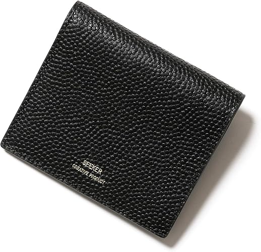 Amazon ナノ ユニバース Nano Universe 別注 二つ折りウォレット メンズ F ブラック Seeker 財布