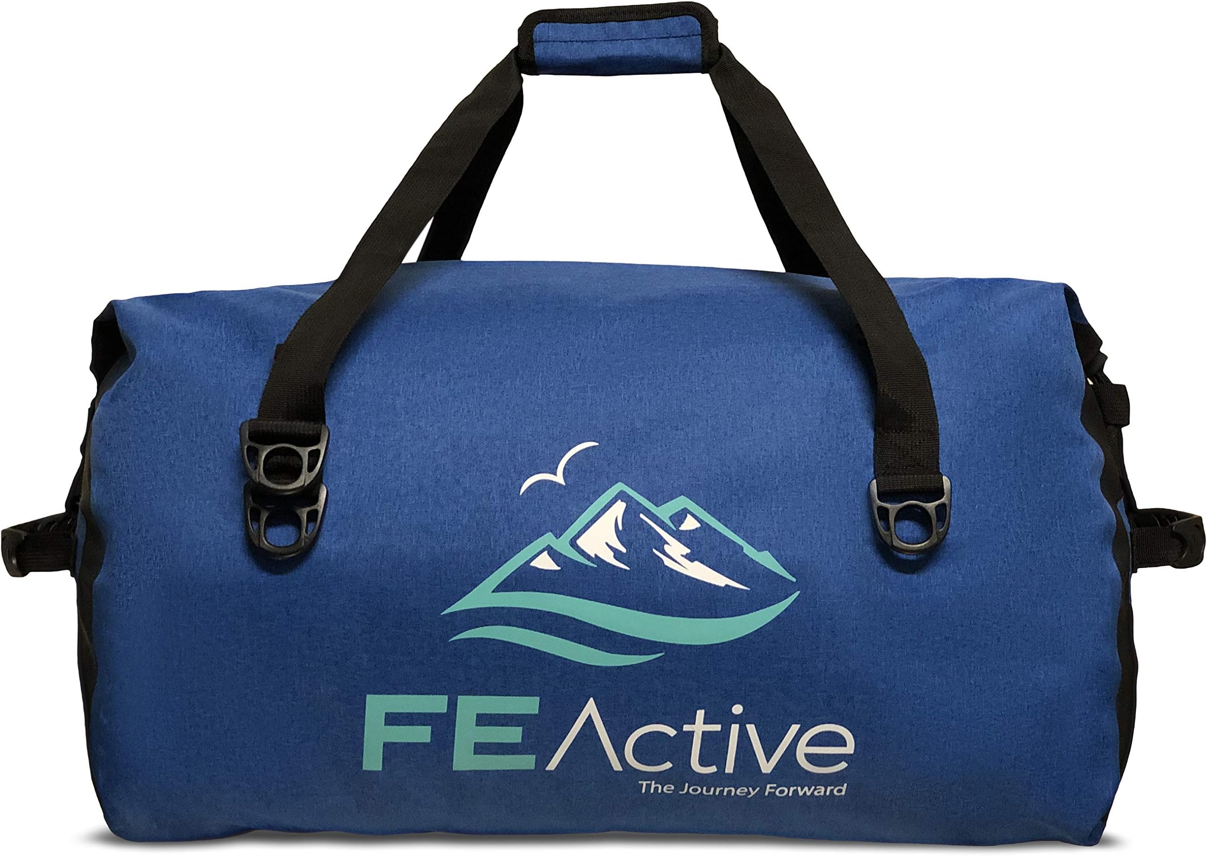 FE Active Waterproof Duffle Bag - 60L Large Dry Bag Duffel Bag Backpack Travel Bag for Camping, Hiking, Gym Bag, Kayak Bag, Fishing, Boating, Scuba Diving and Beach Bag | Designed in California, USA