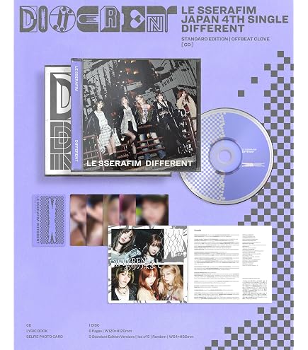 Amazon.com: Dreamus LE SSERAFIM EASY 3rd Mini Album COMPACT Ver