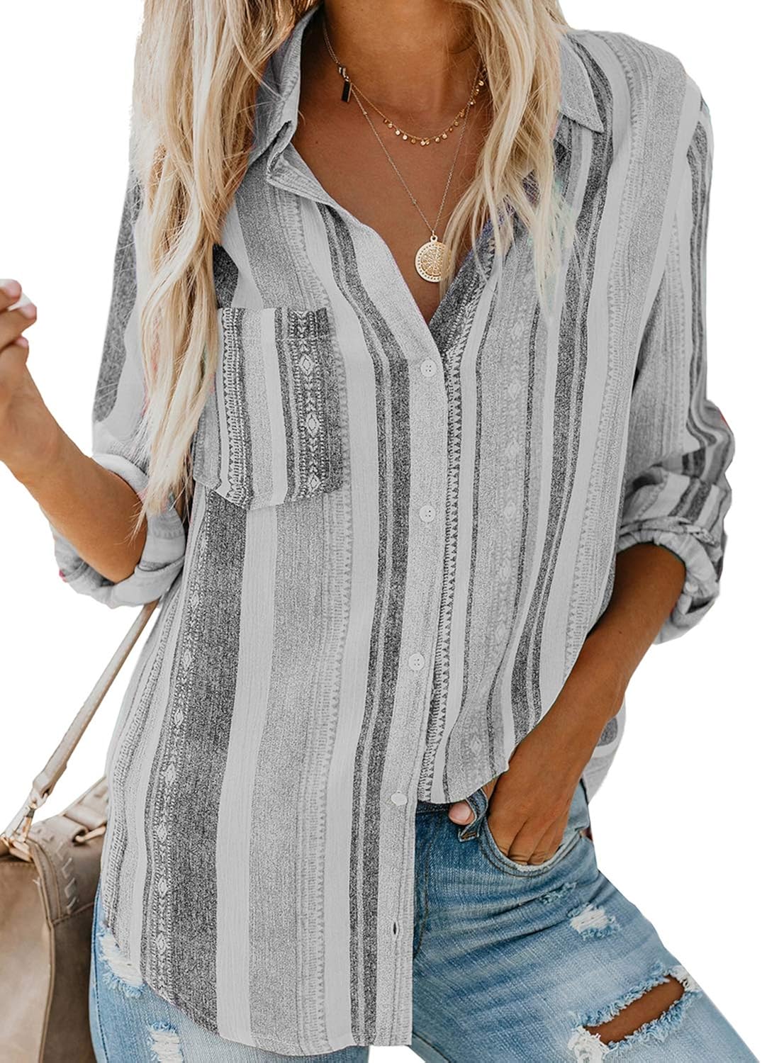 ladies long sleeve tops amazon