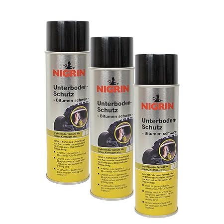 Nigrin 3X 74034 Unterboden-Schutz Bitumen schwarz 500 ml