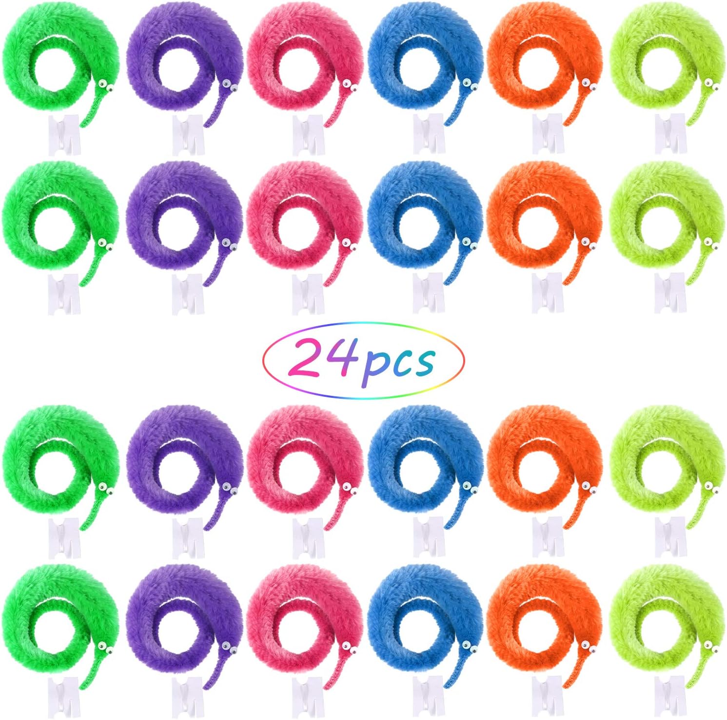 magic wiggly twisty fuzzy worm toy