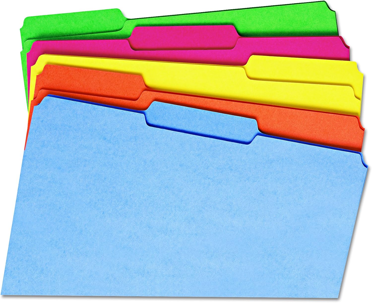 Smead File Folder, 1/3-Cut Tab, Legal Size, Assorted Colors, 100 per Box (16943) : Colored File Folders : Office Products