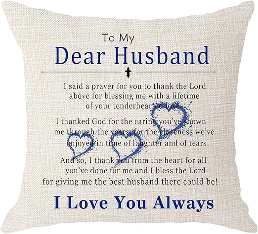 cushion gift for husband