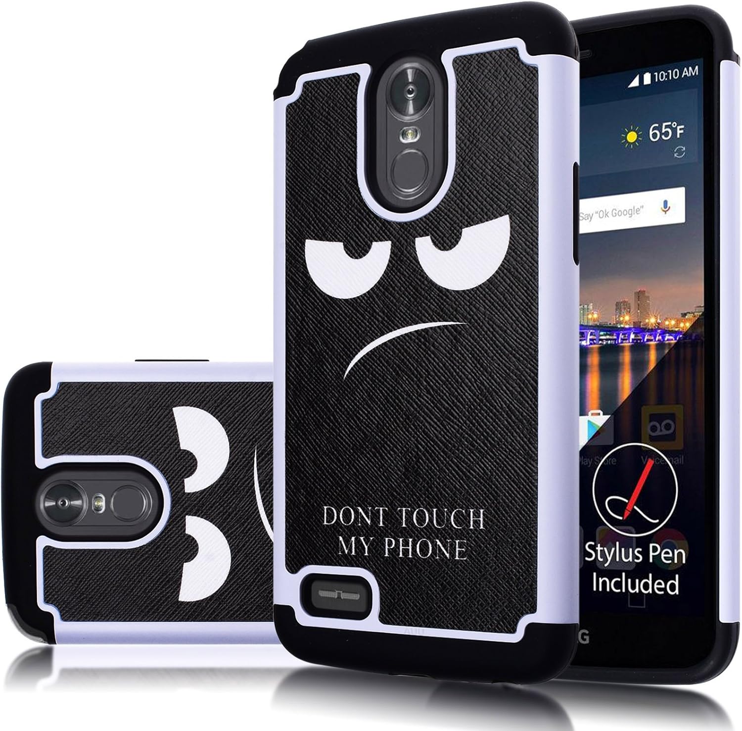 Best Lg Stylo 3 Rubber Impact Armor Case