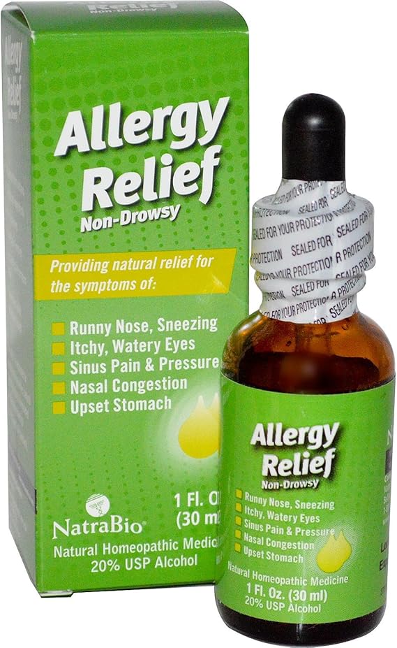 NatraBio Allergy Relief 1oz Health & Personal Care