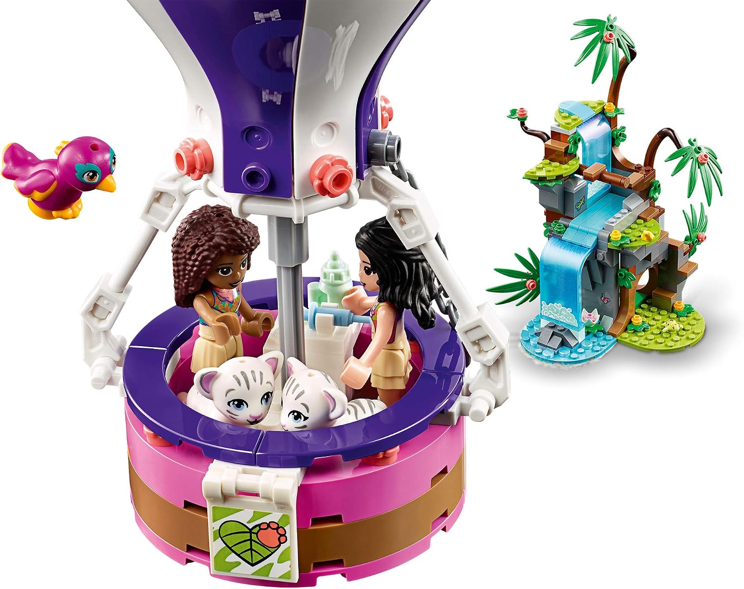 LEGO 41423 Friends Tiger Hot Air Balloon Jungle Rescue, Multicolor - Image 5