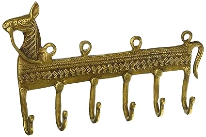 Amazon Com Eyes Of India 10 Gold Brass Horse Decorative Wall