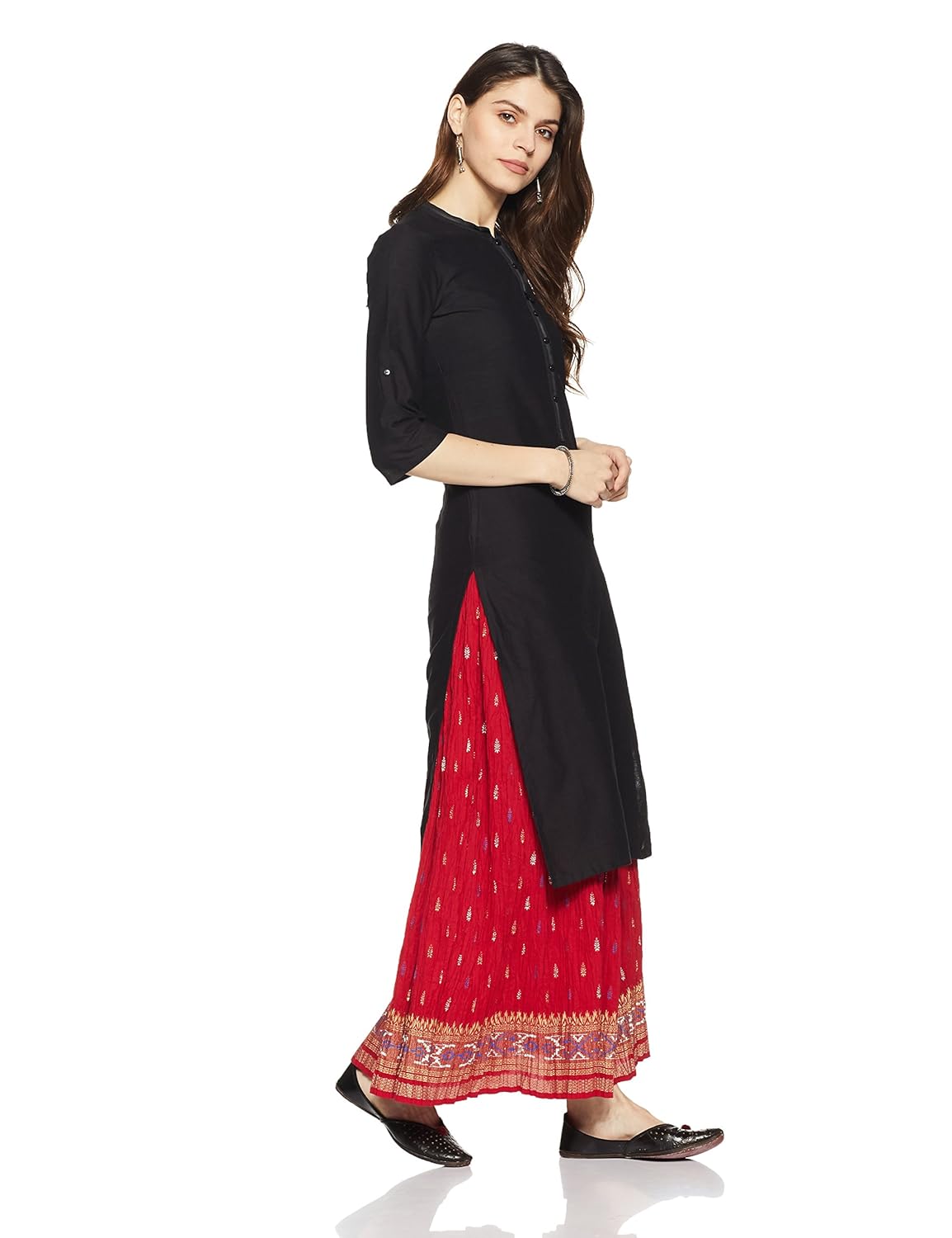 aurelia women's straight fit kurta