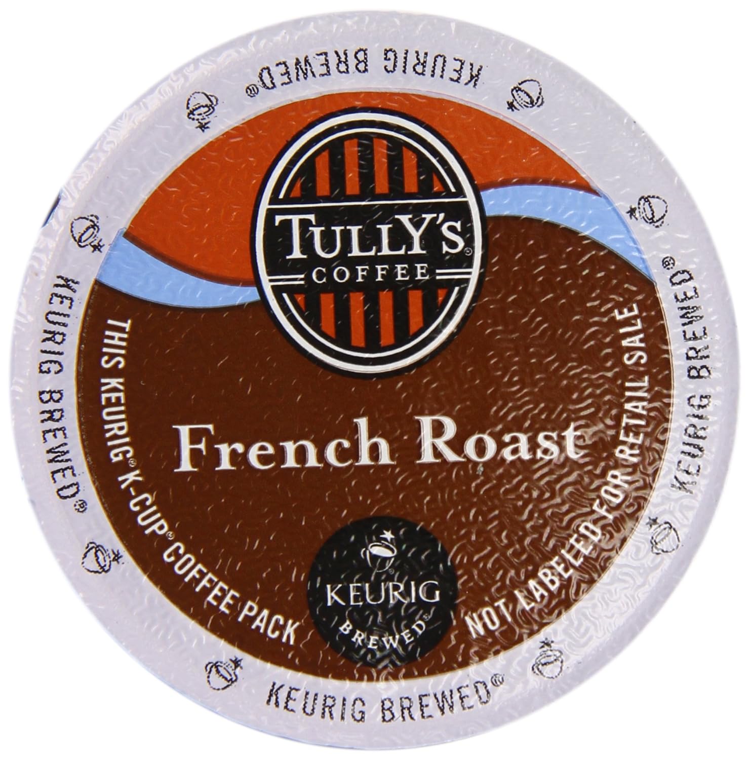 Keurig, Tully's, French Roast Coffee, K-Cup Counts, 50 Count