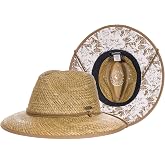 Panama Jack Mens &amp; Womens Lifeguard Straw Hats - Handwoven, Big Brims, UPF 50+ Sun Protection