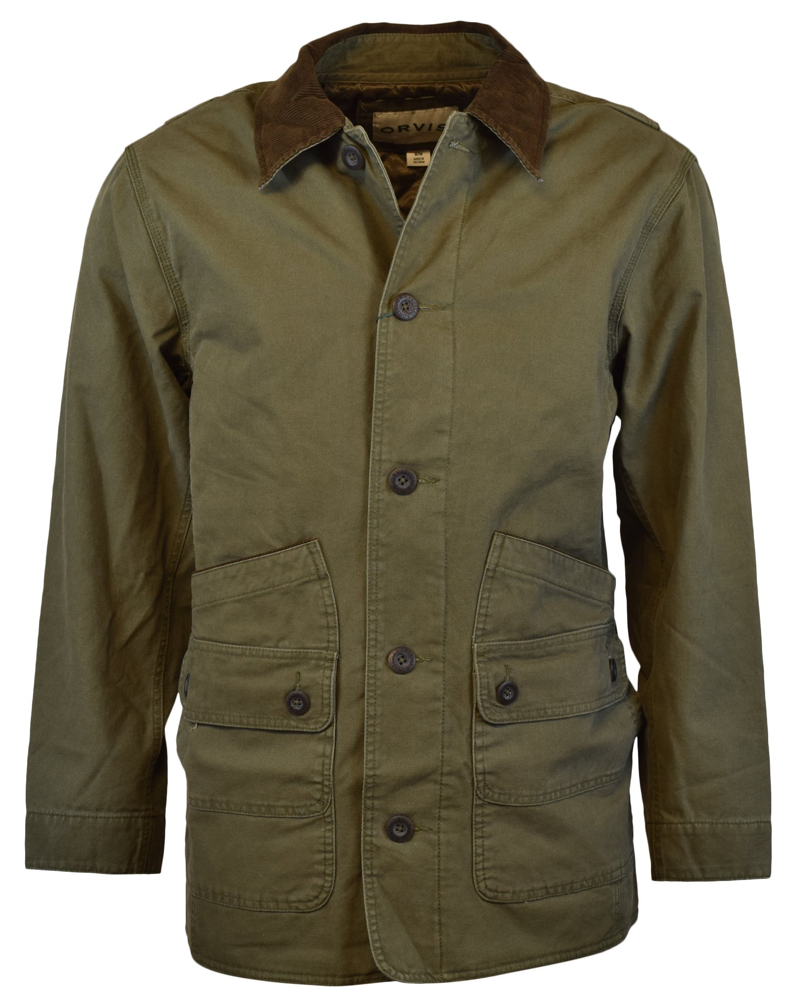 Orvis Men's Corduroy Collar Cotton Barn Jacket Buy Online in UAE