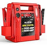 2800A/1400A Heavy Duty 12V/24V Car Jump Starter & Battery Booster – Jumper Pack, Lead-Acid Emergency Power for Cars, Trucks, 