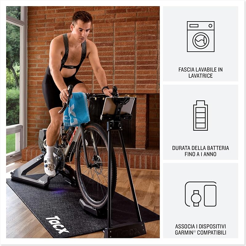 HRM-200 (M-XL), Fascia cardio, Bluetooth e ANT+, Multisport, HRV, Impermeabile 3 ATM, Lavabile in lavatrice, Autonomia fino a 1 anno
