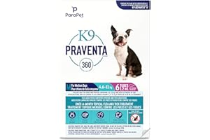 Parapet K9 Praventa 360 for Medium Dogs, 6 Tubes