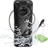J.CARP Hydration Bladder 2 Liter Leak Proof Water Reservoir, Water Pouch Hydration Pack Replacement for Cycling, Hiking, Camping, Hunting, Running Black