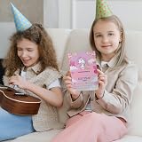 Cardlyst Unicorn Party Invitations for Kids 24-32 Pack A5 Folding Envelope view 6