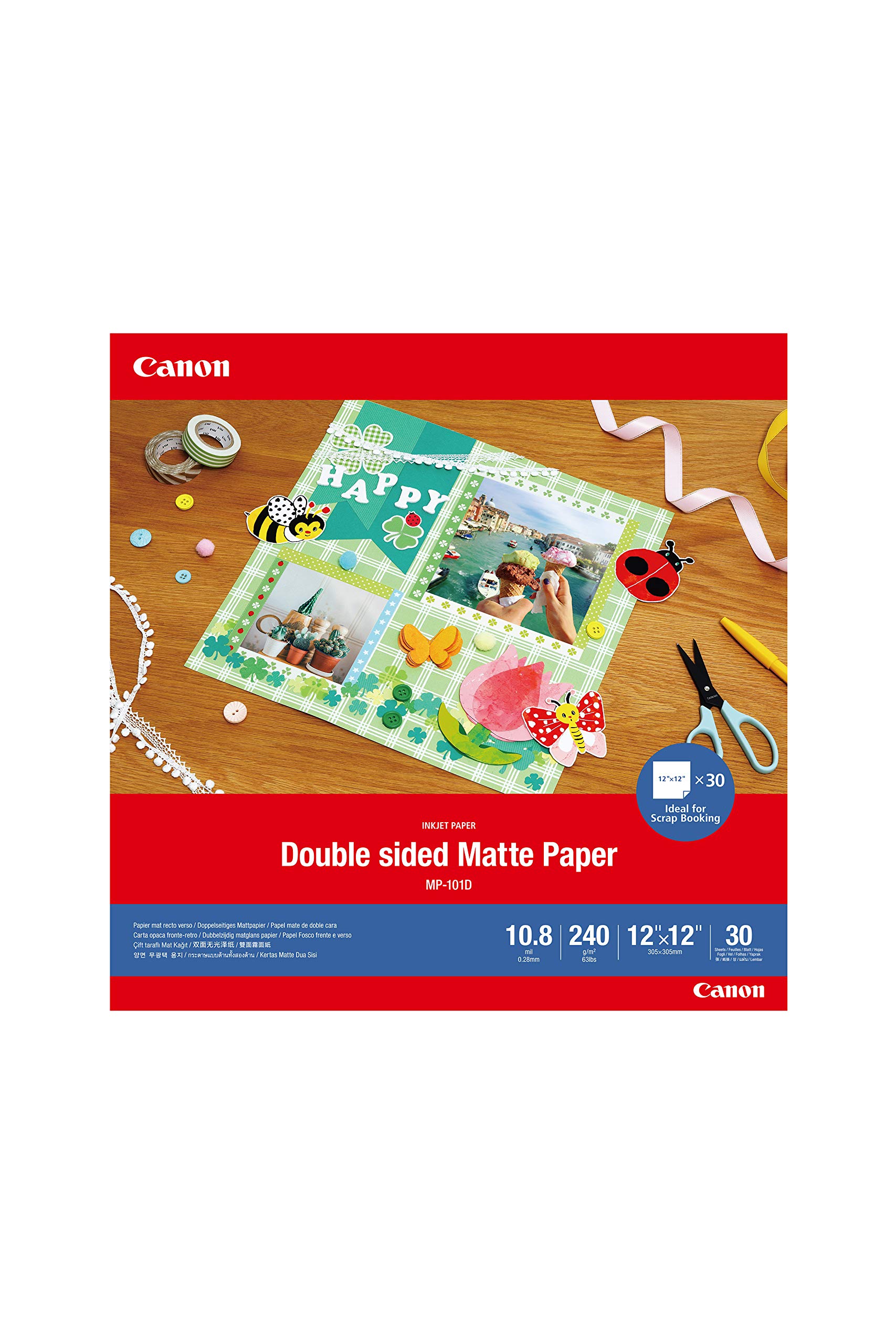 Canon Double Matte Photo Paper 12x12 30 Sheets