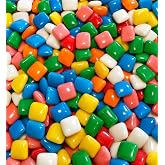 Mini Chiclet Gum - 1 lb of Fresh Delicious Fruit Flavored Square Tab Crunchy Shell Chewing Gum