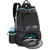 Fasrom Scuba Diving Bag, XL Mesh Dive Bag Backpack for Snorkeling Gear | Wet &amp; Dry Separation, Shoe Compartment, Holds Mask, Fins, Snorkel and Diving Equipment, Black