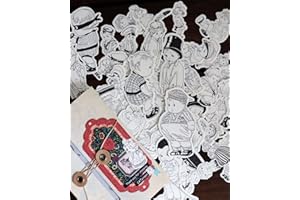 CATaireen Scrapbooking Supplies Paper Dolls for Adults Vintage Junk Journal Kit 45pcs Baby Photo Album Scrapbook Accessories Childs People Cutouts Crafts Collage Materials Ephemera Pack