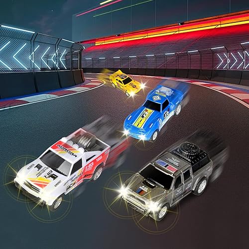 Slot Car Race Track Set Electric or Battery Powered Racing Car