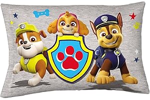 Franco Kids Bedding Super Soft Microfiber Reversible Pillowcase, 20 in x 30 in, Paw Patrol (Prints may vary)