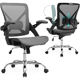 Nexthro Ergonomic Office Chair, Computer Desk Chair with Lumbar,Grey | Tilt Function, Comfy Wide Seat,Adjustable Lumbar Support, Swivel Executive Computer Desk Chairs for Company and Home