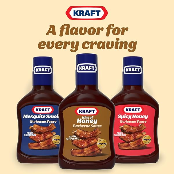 KRAFT SLOW SIMMERED SWEET HONEY BARBECUE SAUCE (18 OZ BOTTLE)