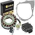 Caltric Stator & Regulator Rectifier W/Gasket Compatible With Yamaha Raptor 350 Yfm350R 2004-2013