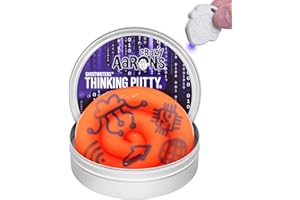 Crazy Aaron's Ghostwriters® Cryptic Code Thinking Putty® - 4" Tin Thinking Putty - Non-Toxic Sensory Play Putty - Never Dries Out - Creative Toy for Kids and Adults