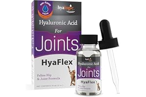Hyalogic HyaFlex Hyaluronic Acid for Cats – Premium Cat Products for Joint, Skin, Eye, and Coat Maintenance – Natural Cat Joint Supplement (30ml)