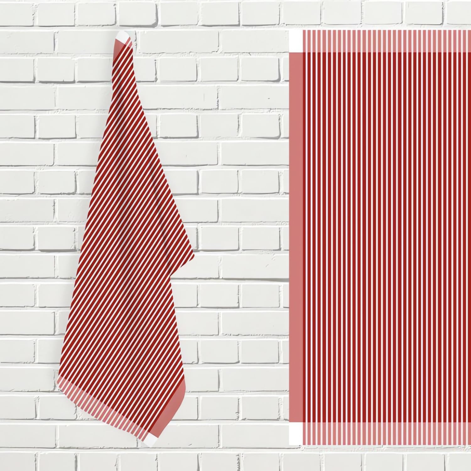 Soleil d'ocre Tea Towel, Red, 50 x 70 cm