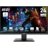 msi PRO MP243L E14 24-inch IPS 1920 x 1080 (FHD) Gaming Office Monitor, 144Hz, Free-Synch, HDR Ready, HDMI, VGA Port,VESA Mountable, Tilt, 4-Side Slim Bezel,1ms, Black